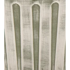 Mega Collections Emmer/plantenpot - zink - legergroen - D17 cm Online