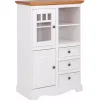 Loft24 Melissa - Dressoir met 4 deuren en 2 laden in wit / natuurlijk grenen Best