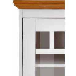 Loft24 Melissa - Dressoir met 4 deuren en 2 laden in wit / natuurlijk grenen Best