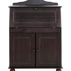 Loft24 Mette - Bureau met 2 bruine grenen deuren Online