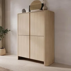 Meubella - Barbados - Dressoir - Eiken - 103x39x132 cm