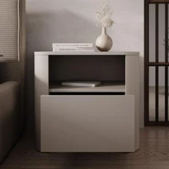 Meubella - Barbados - Nachtkastje - Beige Discount