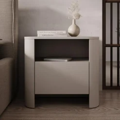 Meubella - Barbados - Nachtkastje - Beige Discount