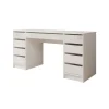 Meubella - Bureau Avio 2 - Wit hoogglans - 154 cm Sale