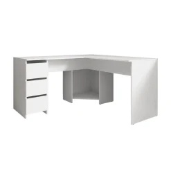 Meubella - Bureau Fuenta - Wit - 142 cm