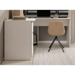 Meubella - Bureau Fuenta - Wit - 142 cm