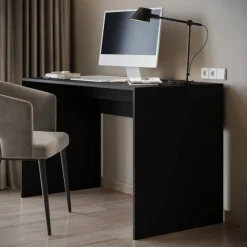 Meubella - Bureau Nyon - Zwart - 120 cm Best