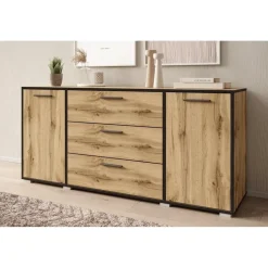 Meubella - Dressoir Betty - Eiken - 150 cm Online