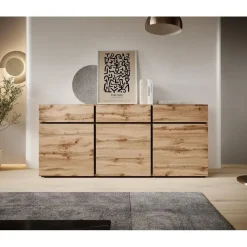 Meubella - Dressoir Cainan - Eiken - 180 cm Clearance