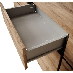 Meubella - Dressoir Cainan - Eiken - 180 cm Clearance