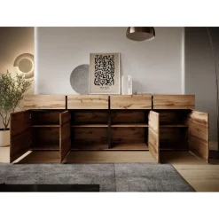 Meubella - Dressoir Cainan - Eiken - 225 cm Hot