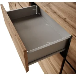 Meubella - Dressoir Cainan - Eiken - 225 cm Hot