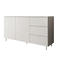 Meubella - Dressoir Malvare - Wit - 150 cm - Met lades Best