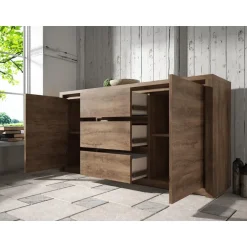 Meubella - Dressoir Monaco - Eiken - 140 cm Best
