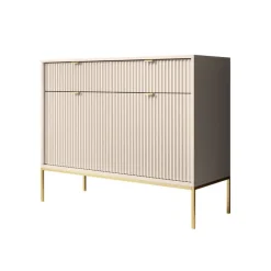 Meubella - Dressoir Navil 2 - Beige - 104 cm Outlet