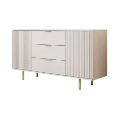 Meubella - Dressoir Nicola - Beige - 150 cm New