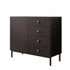 Meubella - Dressoir Norment - Zwart - 100 cm Outlet