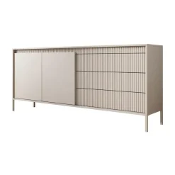Meubella - Dressoir Saran - Beige - 187 cm Clearance