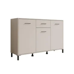 Meubella - Dressoir Vidor - Beige - 138 cm - 1 lade Hot