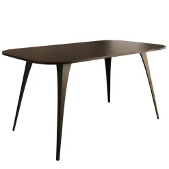 Meubella - Eetkamertafel Flix - Zwart - 160 cm - Uitschuifbaar Discount