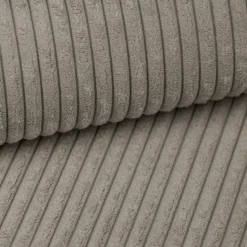 Meubella - Hoekbank Nicoreta - Bruin ribstof - Rechts Hot