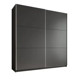 Meubella - Kledingkast Azrael - Grijs - 200 cm Discount