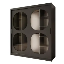 Meubella - Kledingkast Bravanti - Zwart - 180 cm Sale