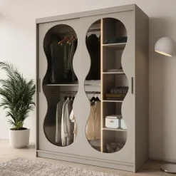 Meubella - Kledingkast Bunaro - Beige - 150 cm Hot