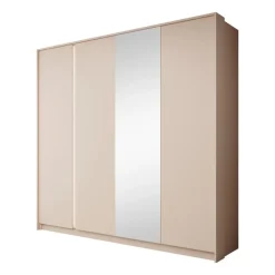 Meubella - Kledingkast Desert - Beige - 220 cm - Met spiegel Online