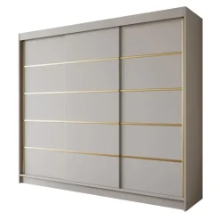 Meubella - Kledingkast Eagle - Beige - 250 cm Sale