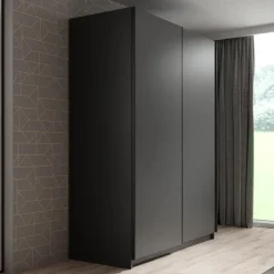 Meubella - Kledingkast Ganaro - Grijs - 150 cm Best