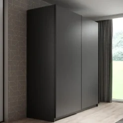 Meubella - Kledingkast Ganaro - Grijs - 180 cm Sale