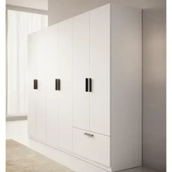 Meubella - Kledingkast Lillian - Wit - 270 cm Hot