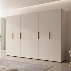 Meubella - Kledingkast Marquesa - Beige - 300 cm New