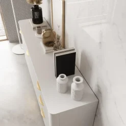 Meubella - Lima - Dressoir - Wit - 163 cm New