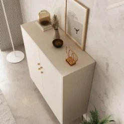 Meubella - Reunion - Dressoir - Beige - 105x41x122 cm Best