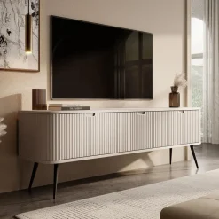 Meubella - TV-Meubel Zakari - Beige - 168 cm Clearance