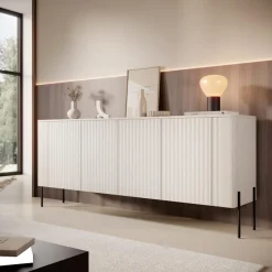 Meubella - Vivi - Dressoir - Beige - 190 cm Outlet