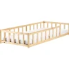 Beliani MEYMAC - Kinderbed - Lichtbruin - 90 x 200 cm - Dennenhout Outlet