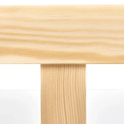 Beliani MEYMAC - Kinderbed - Lichtbruin - 90 x 200 cm - Dennenhout Outlet