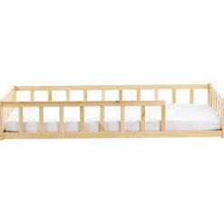 Beliani MEYMAC - Kinderbed - Lichtbruin - 90 x 200 cm - Dennenhout Outlet