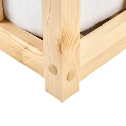 Beliani MEYMAC - Kinderbed - Lichtbruin - 90 x 200 cm - Dennenhout Outlet