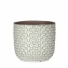 Mica Decorations - Plantenpot - Keramiek wit - 12 x 11 cm Outlet