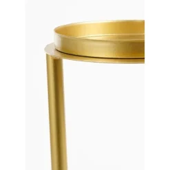 Mica Decorations Aletta Kandelaar - L15 x B15 x H48 cm - Metaal - Goud Clearance