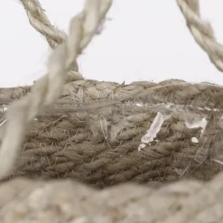 Mica Decorations Atlantic Mand voor Planten Set van 2 - Ø16 cm - Crème Outlet