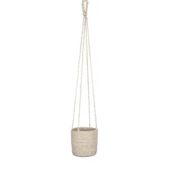 Mica Decorations Atlantic Mand voor Planten Set van 2 - Ø16 cm - Crème Outlet