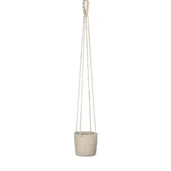 Mica Decorations Atlantic Mand voor Planten Set van 2 - Ø16 cm - Crème Outlet