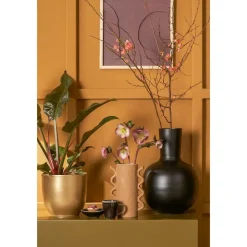 Mica Decorations Bloempot - goudkleurig - keramiek - 25 x 23 cm Online