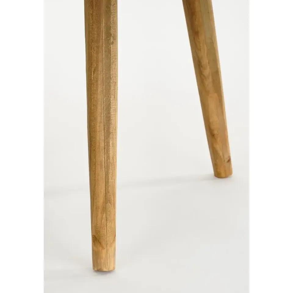 Mica Decorations Bold Bijzettafel - Ø26 cm - Gerecycled Hout - Bruin Clearance