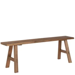 Mica Decorations Bold Houten Bankje - L108 cm - Gerecycled Hout Hot